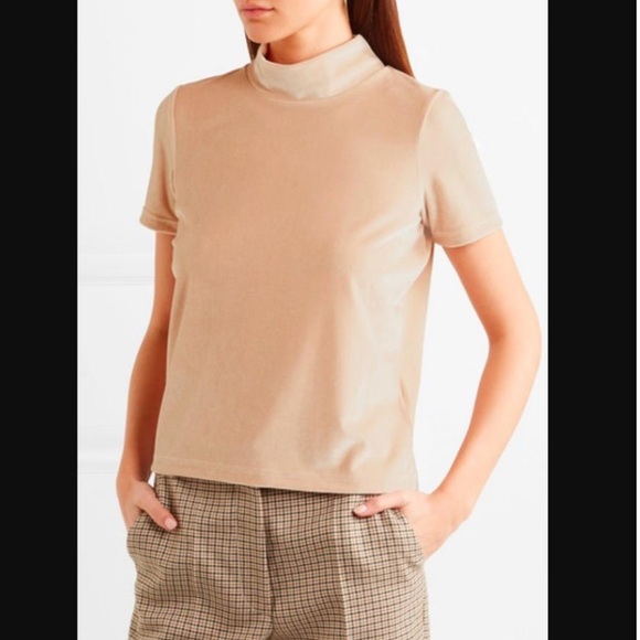 Madewell - Velvet Mockneck Tee - Picture 2 of 3